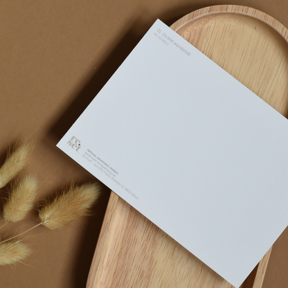 "Du bist wundertoll" - Postkarte A6